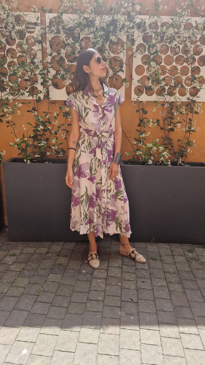 HONG KONG long dress purple