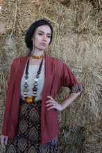 Carica l&#39;immagine nel visualizzatore di Gallery, Carola kimono - rosa mattone
