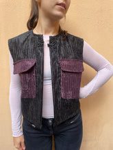Carica l&#39;immagine nel visualizzatore di Gallery, Gilet in velluto

