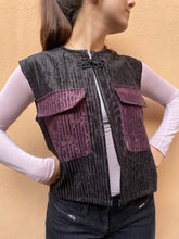 Carica l&#39;immagine nel visualizzatore di Gallery, Gilet in velluto
