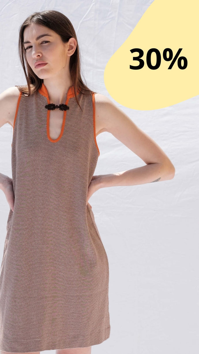 OTTAVIA minidress righe