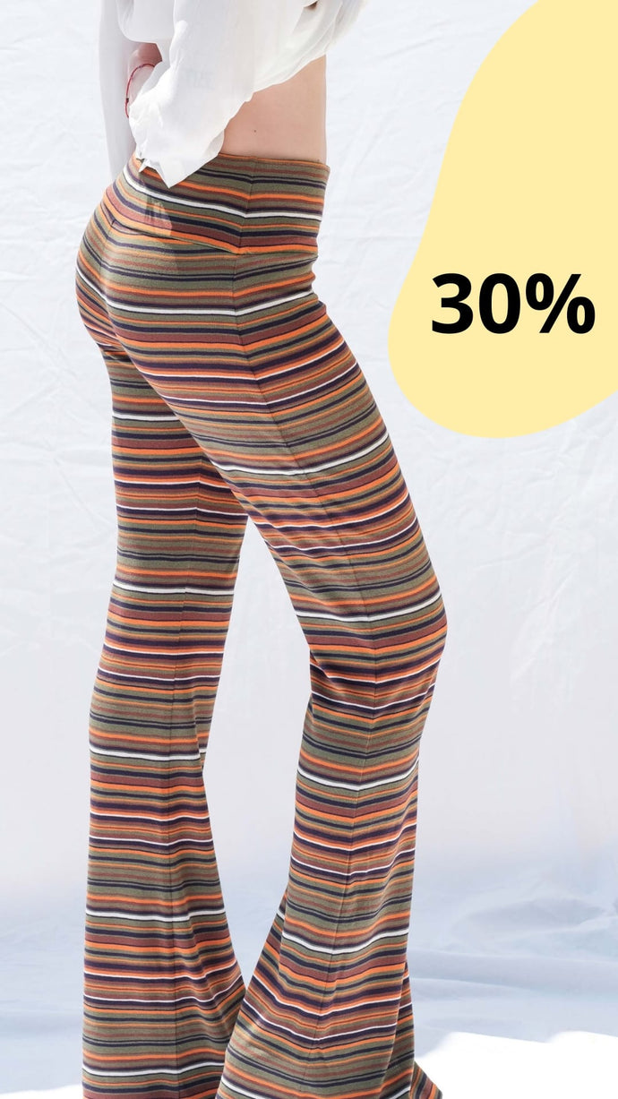 LEA millerighe pants