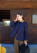 Carica l&#39;immagine nel visualizzatore di Gallery, Isabella work jacket - blu navy e verde
