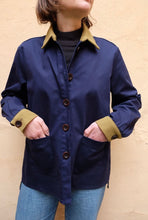 Carica l&#39;immagine nel visualizzatore di Gallery, Isabella work jacket - blu navy e verde
