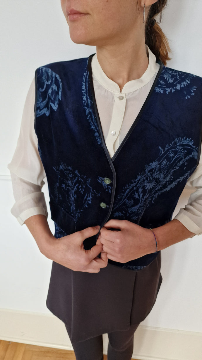 FILIPPA gilet stampa paisley