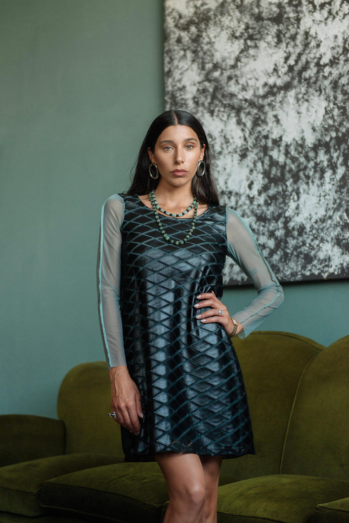 CAMILLA dress ecopelle