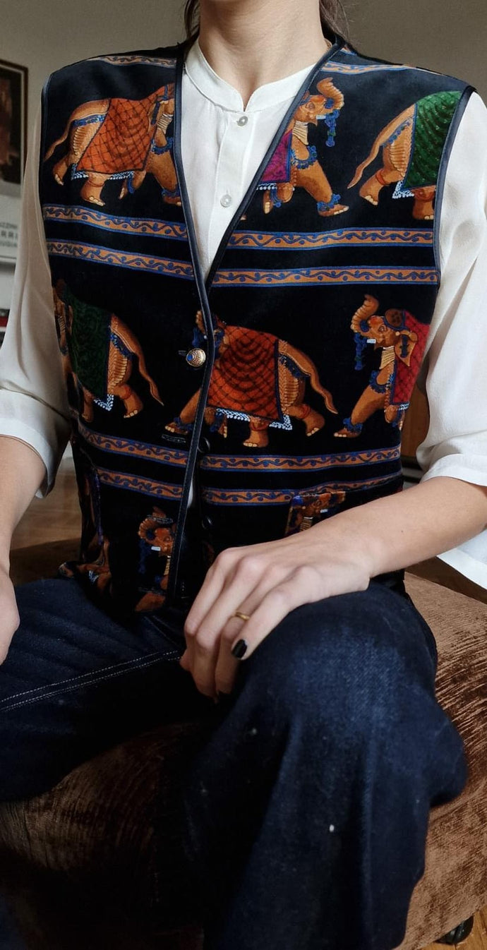 FILIPPA gilet elefanti